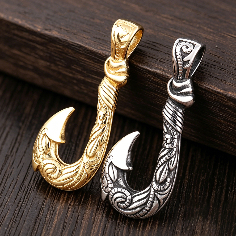 Maui Magic Fish Hook Necklace  - Battle Rope Anchor ulasan dan harga