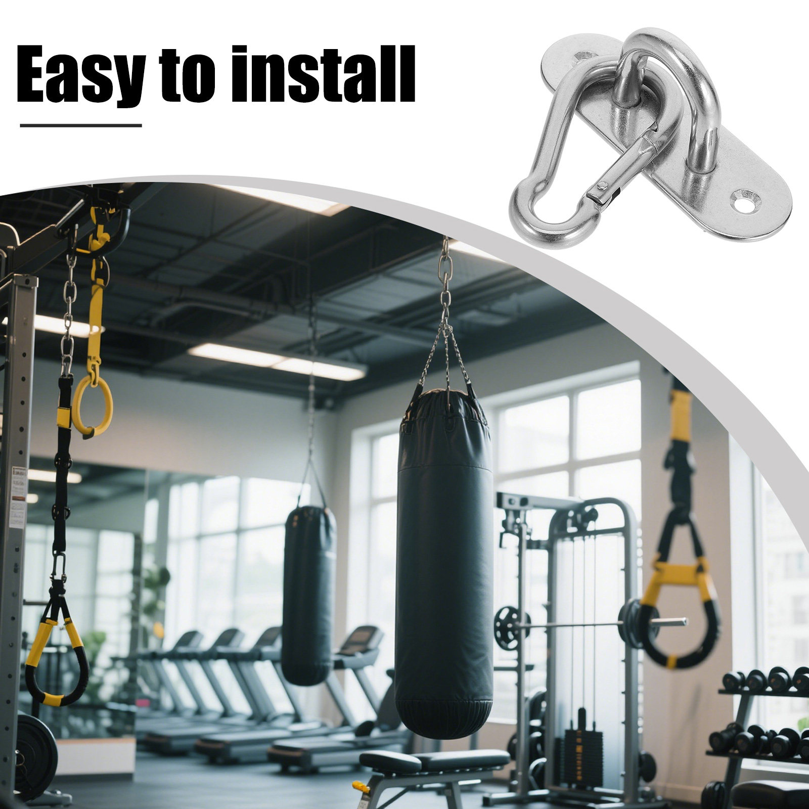 Heavy Duty Wall Ceiling Mount  - Battle Rope Anchor ulasan dan harga