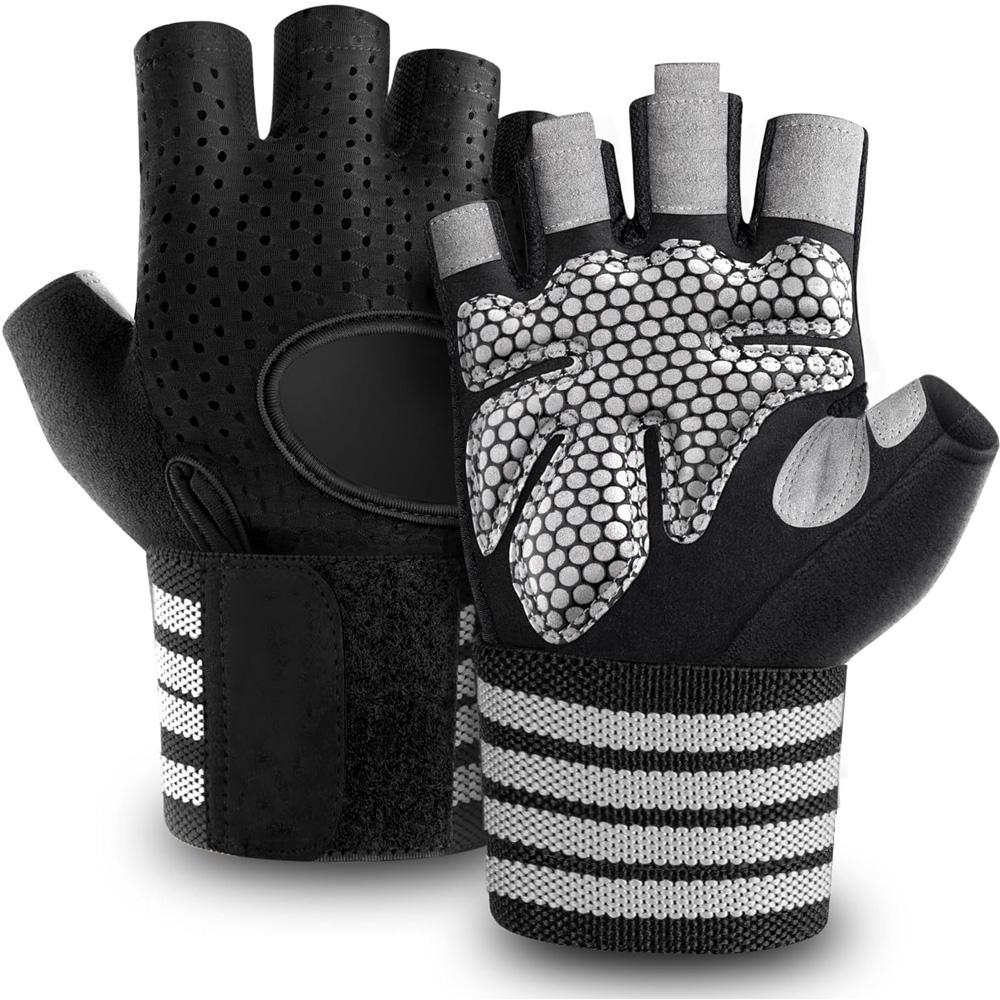 Fitness Gloves with Wrist Supp - Crossfit Fitness Gear ulasan dan harga