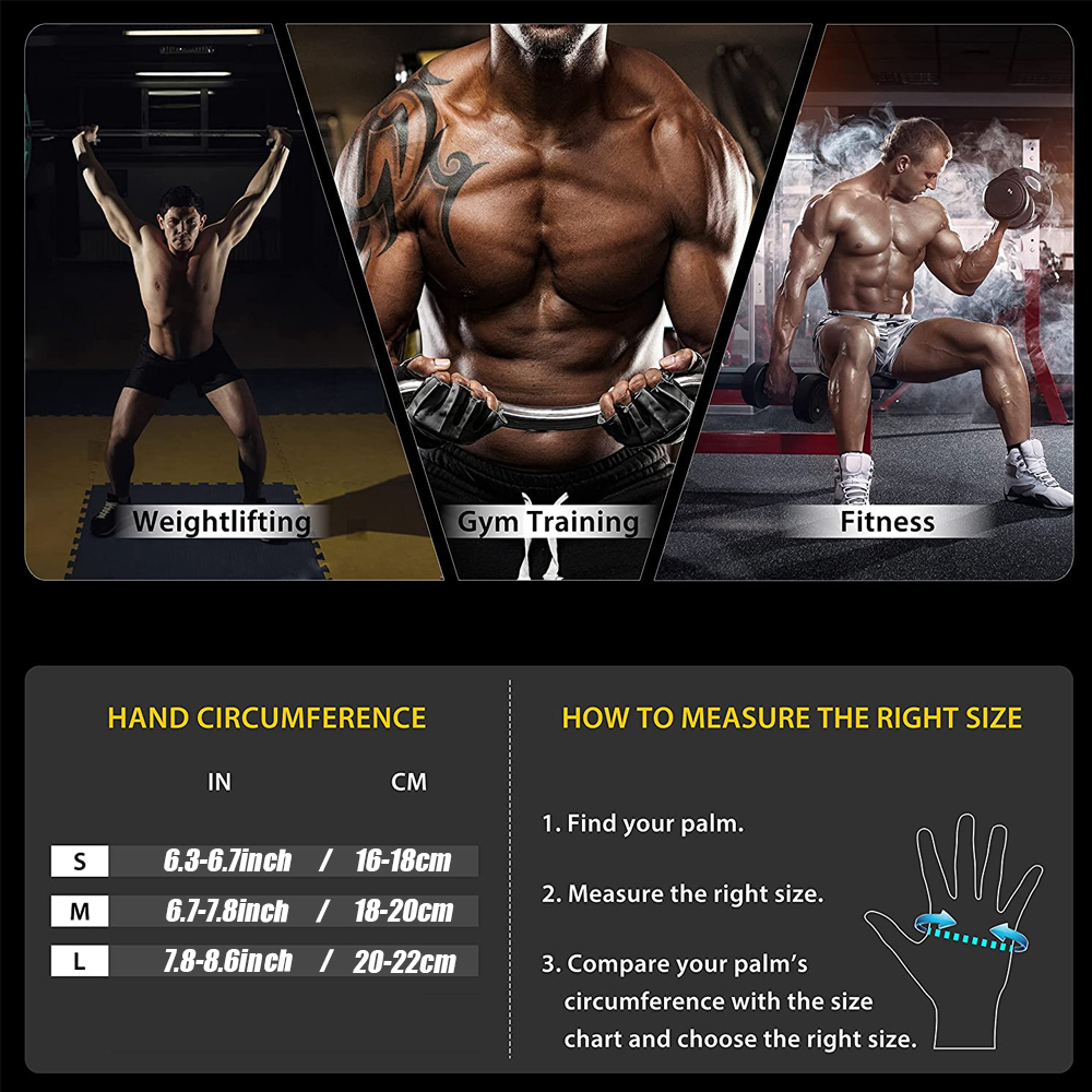 Fitness Gloves with Wrist Supp - Crossfit Fitness Gear ulasan dan harga