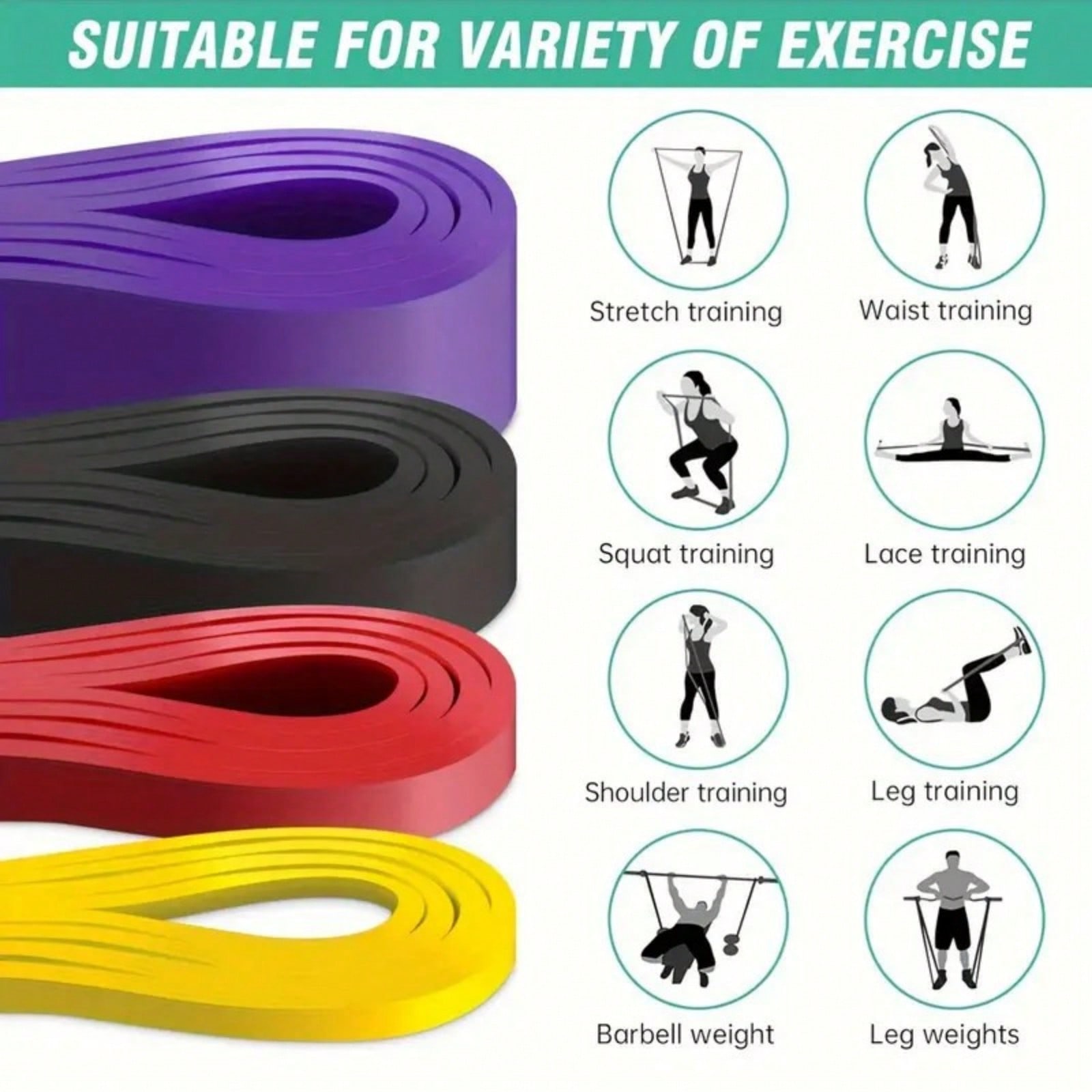 Resistance Bands For Working O - Pull Up Assist Band ulasan dan harga