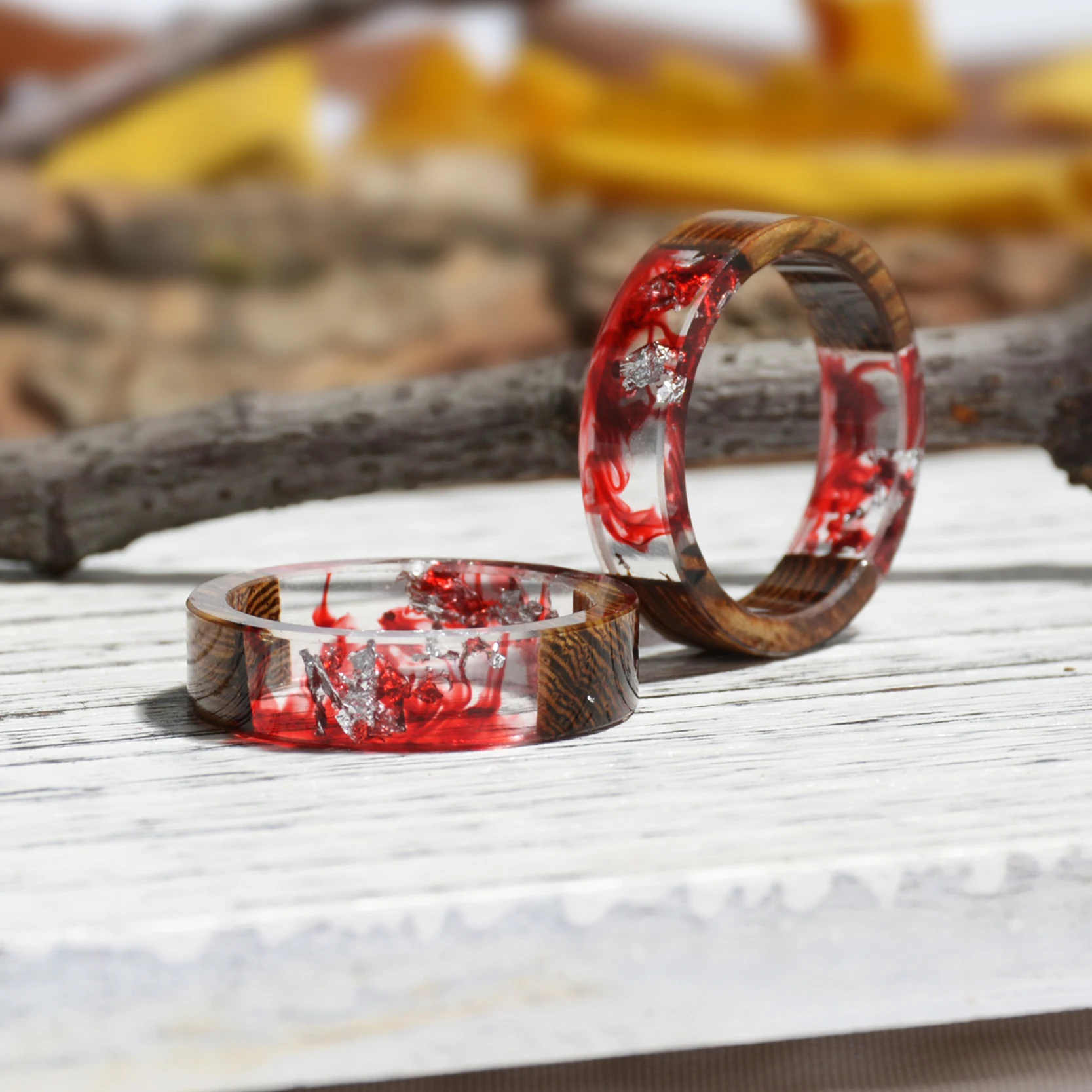 Wood Resin Ring Transparent Ep - Gymnastic Ring Wood ulasan dan harga