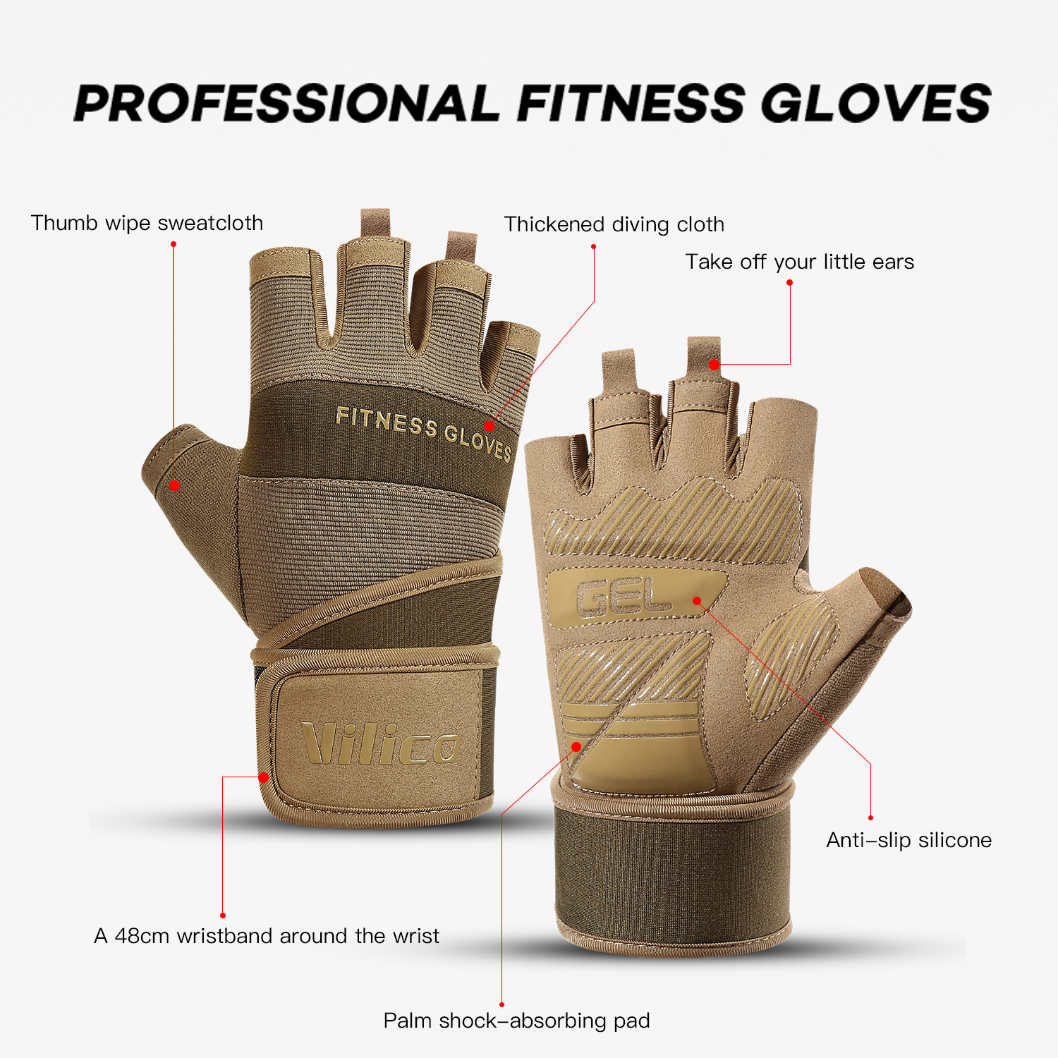 Hunting Gloves Tactical Gear C - Crossfit Fitness Gear ulasan dan harga
