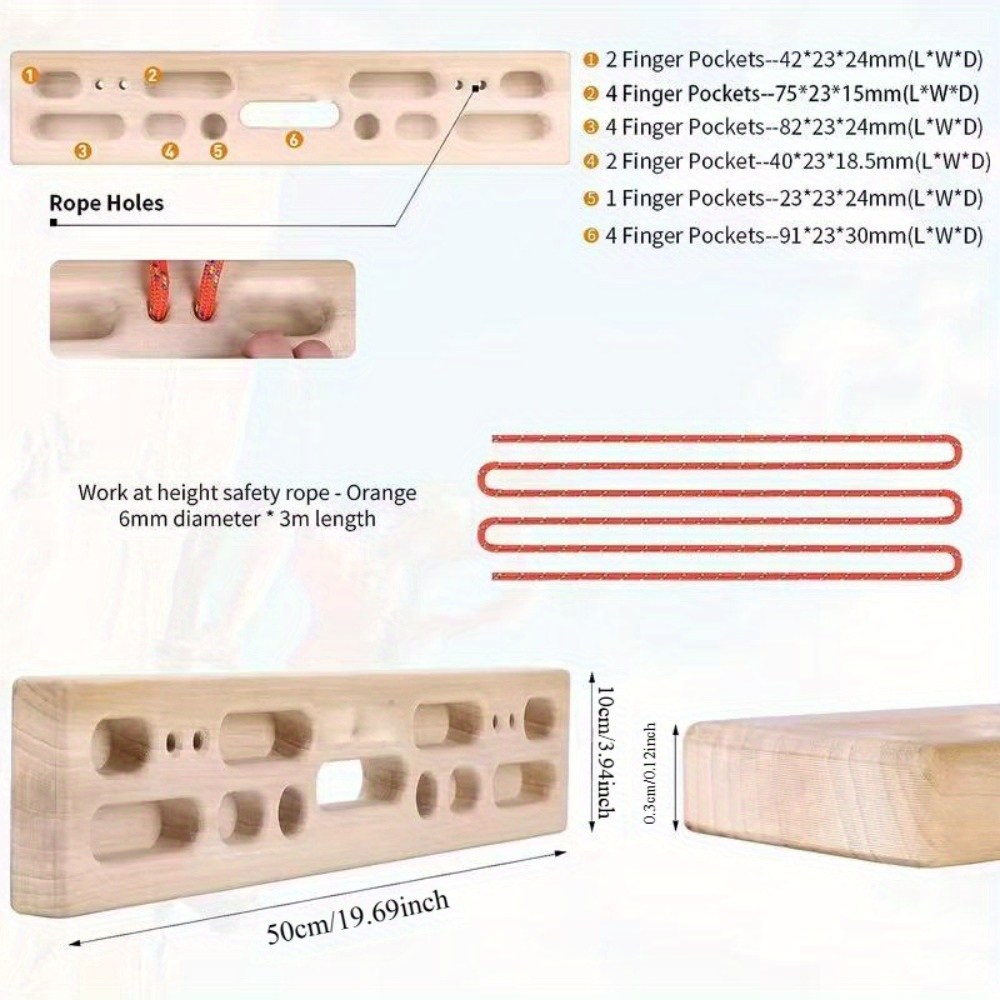 New Wooden Climbing Wall Set—H - Gymnastic Ring Wood ulasan dan harga