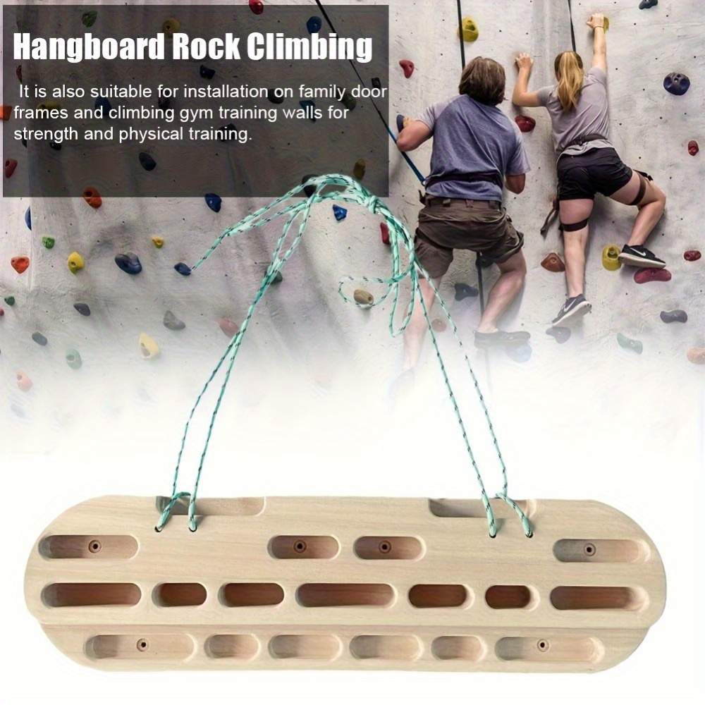 New Wooden Climbing Wall Set—H - Gymnastic Ring Wood ulasan dan harga