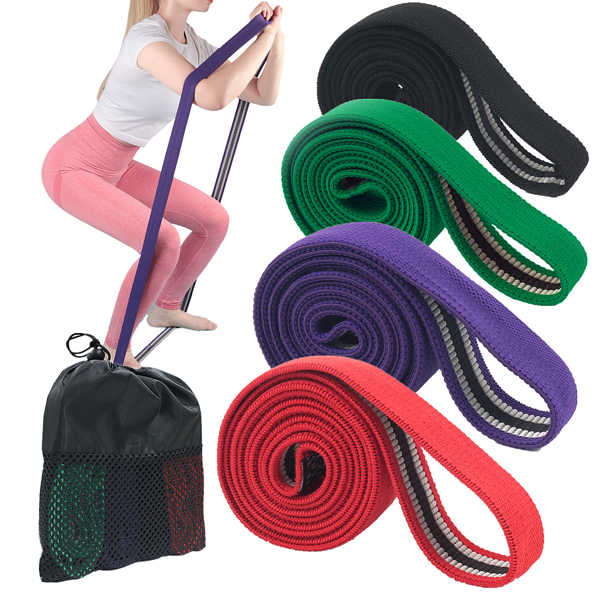 208cm Long Fabric Pull Up Assi - Pull Up Assist Band ulasan dan harga