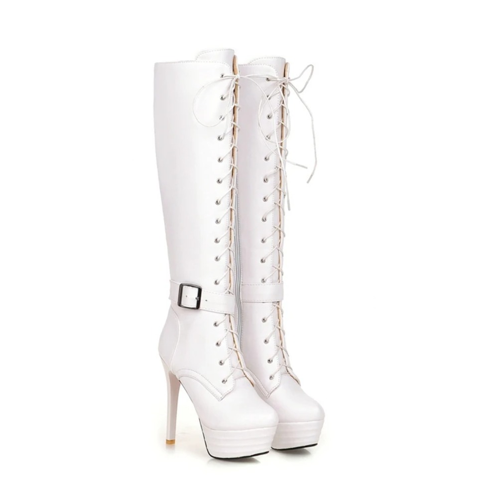 Knee High Boots Womens Botas M - Crossfit Ladies ulasan dan harga