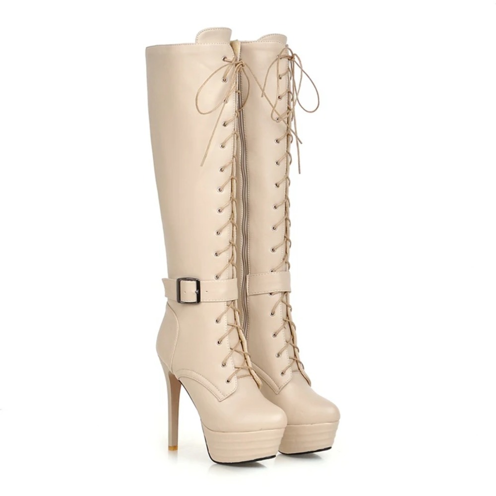 Knee High Boots Womens Botas M - Crossfit Ladies ulasan dan harga