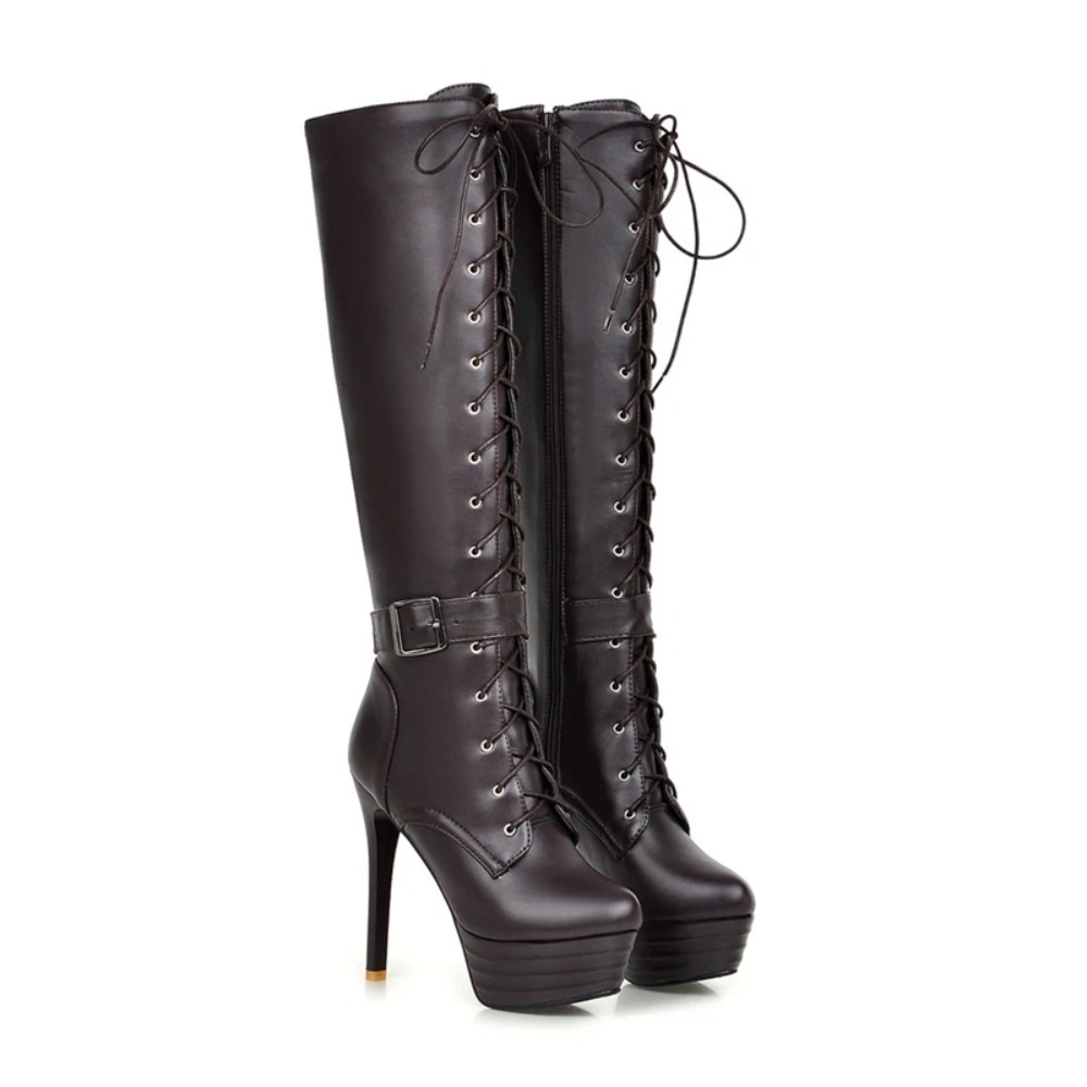 Knee High Boots Womens Botas M - Crossfit Ladies ulasan dan harga