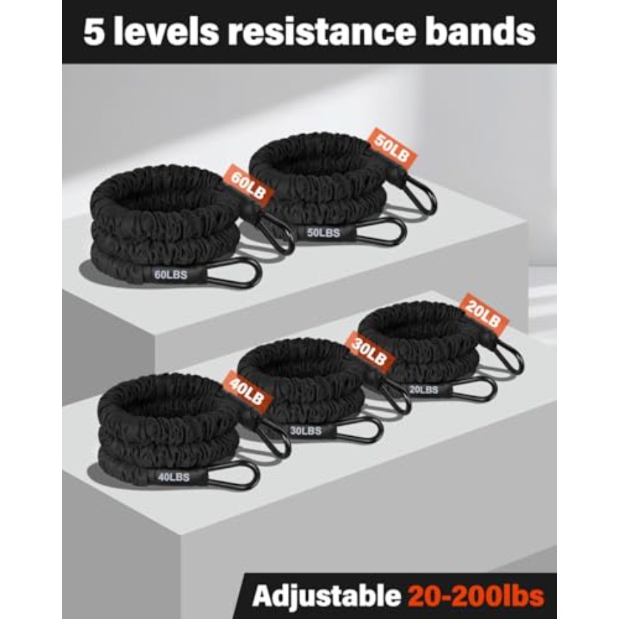 Resistance Bands, Exercise Ban - Pull Up Assist Band ulasan dan harga