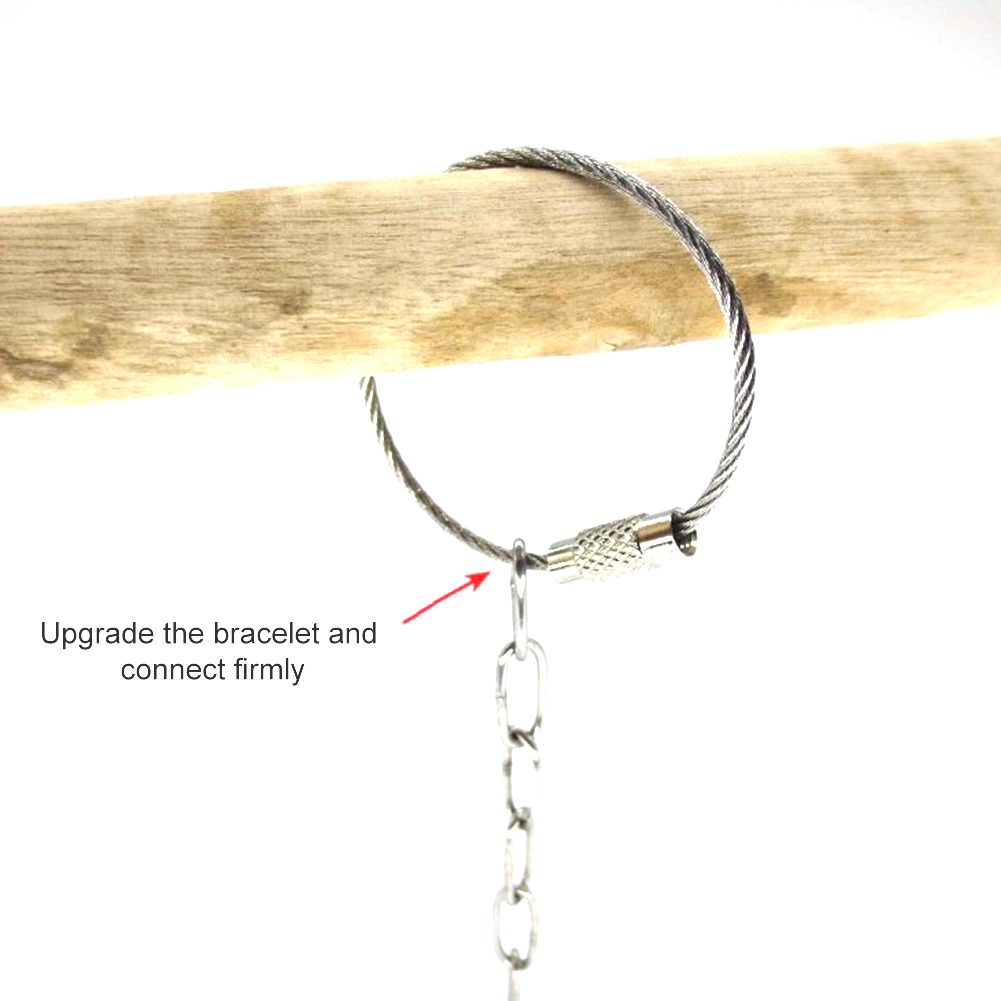 1Pcs Pet Parrot Leg Ring Ankle - Gymnastic Ring Wood ulasan dan harga