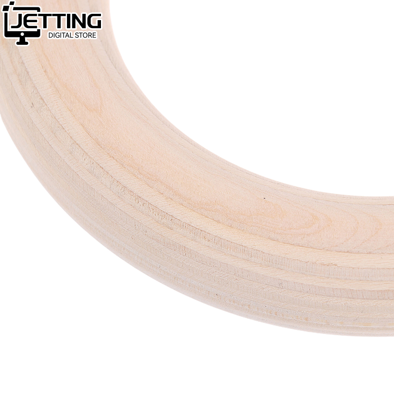 2Pcs/Pairs Wooden Ring Portabl - Gymnastic Ring Wood ulasan dan harga